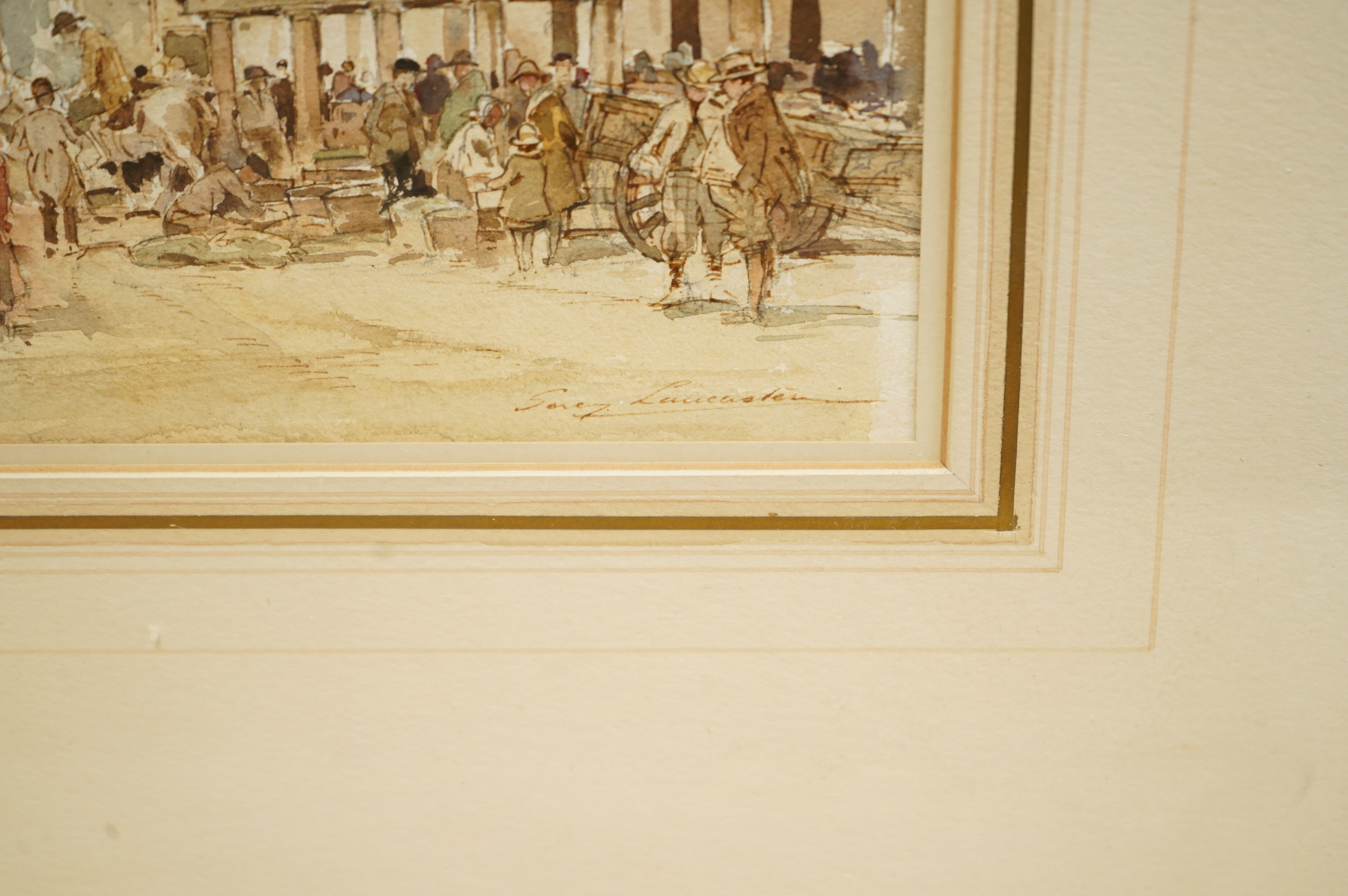 Percy Lancaster RI, RBA, ARE, (1878-1951), 'Hexham', signed, watercolour, 23 x 33cm